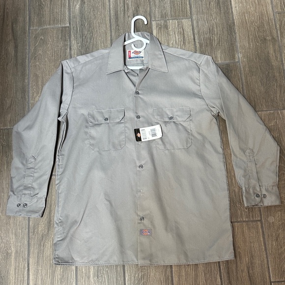 Dickies Steel Gray Work Shirt - Picture 1 of 8